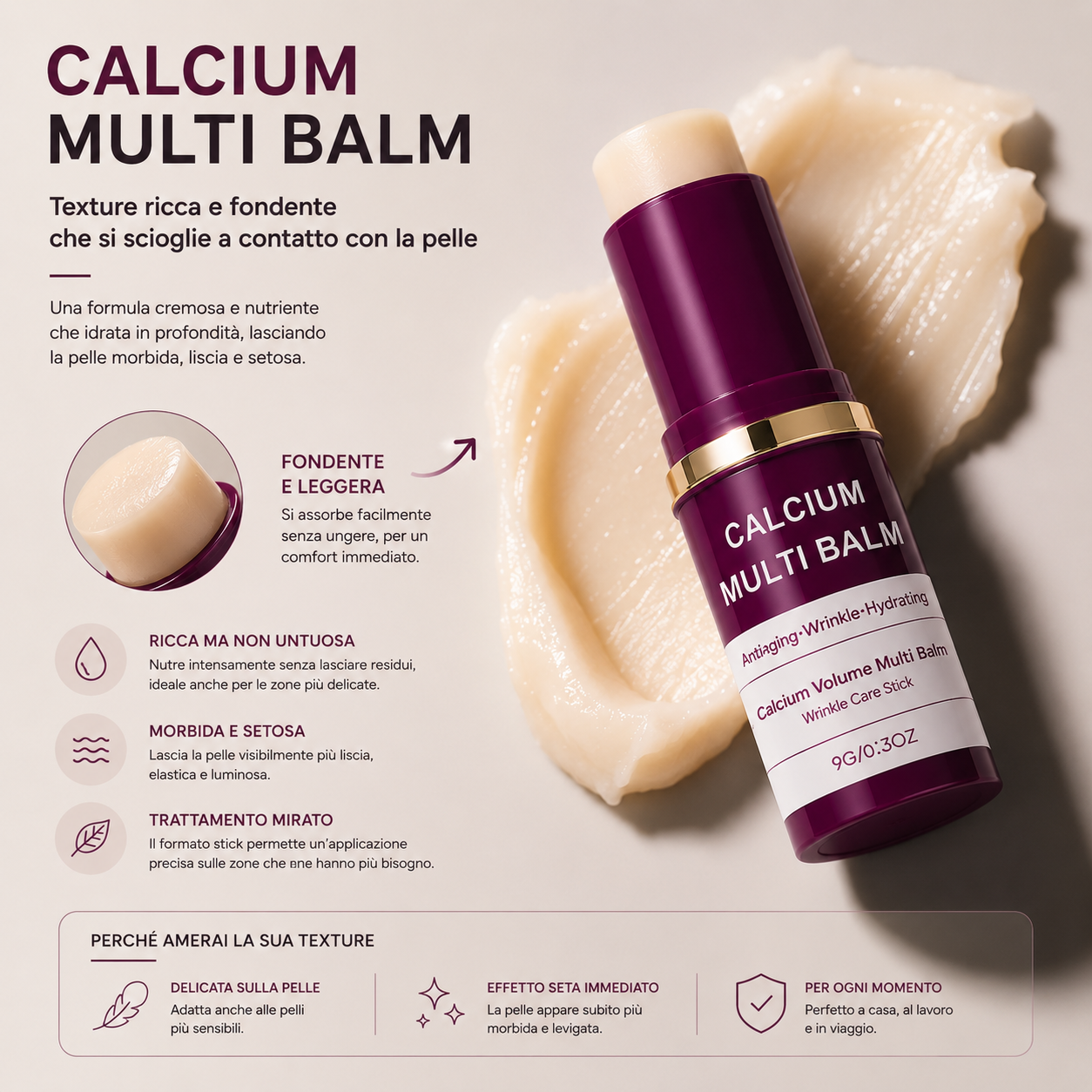 CALCIUM MULTI BALM™ - Balsamo Stick antirughe