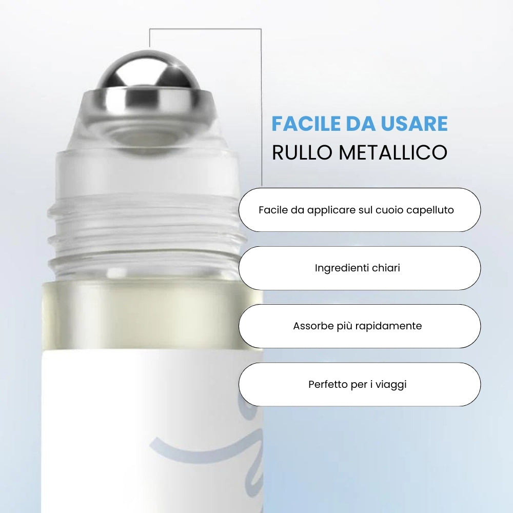 Siero Avanzato per la Ricrescita dei Capelli Roll On (25 ml)