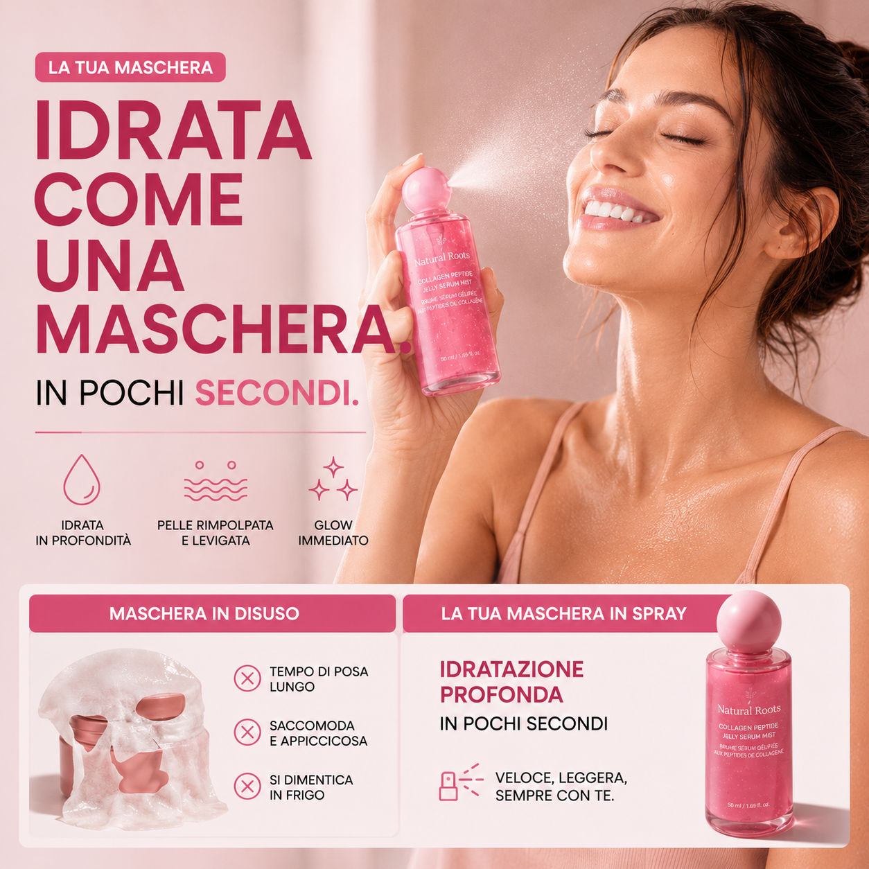 Collagen Mask Mist™ - Maschera Spray al collagene