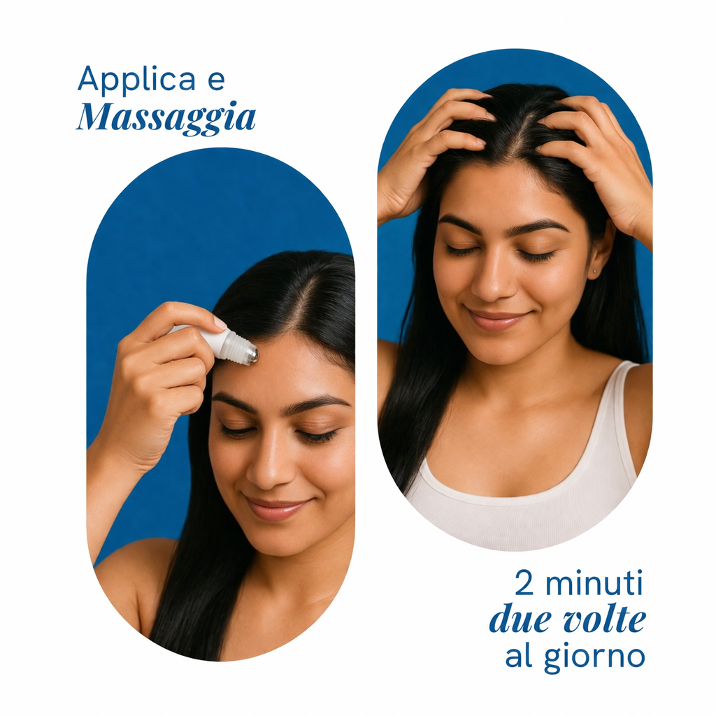 Siero Avanzato per la Ricrescita dei Capelli Roll On (25 ml)
