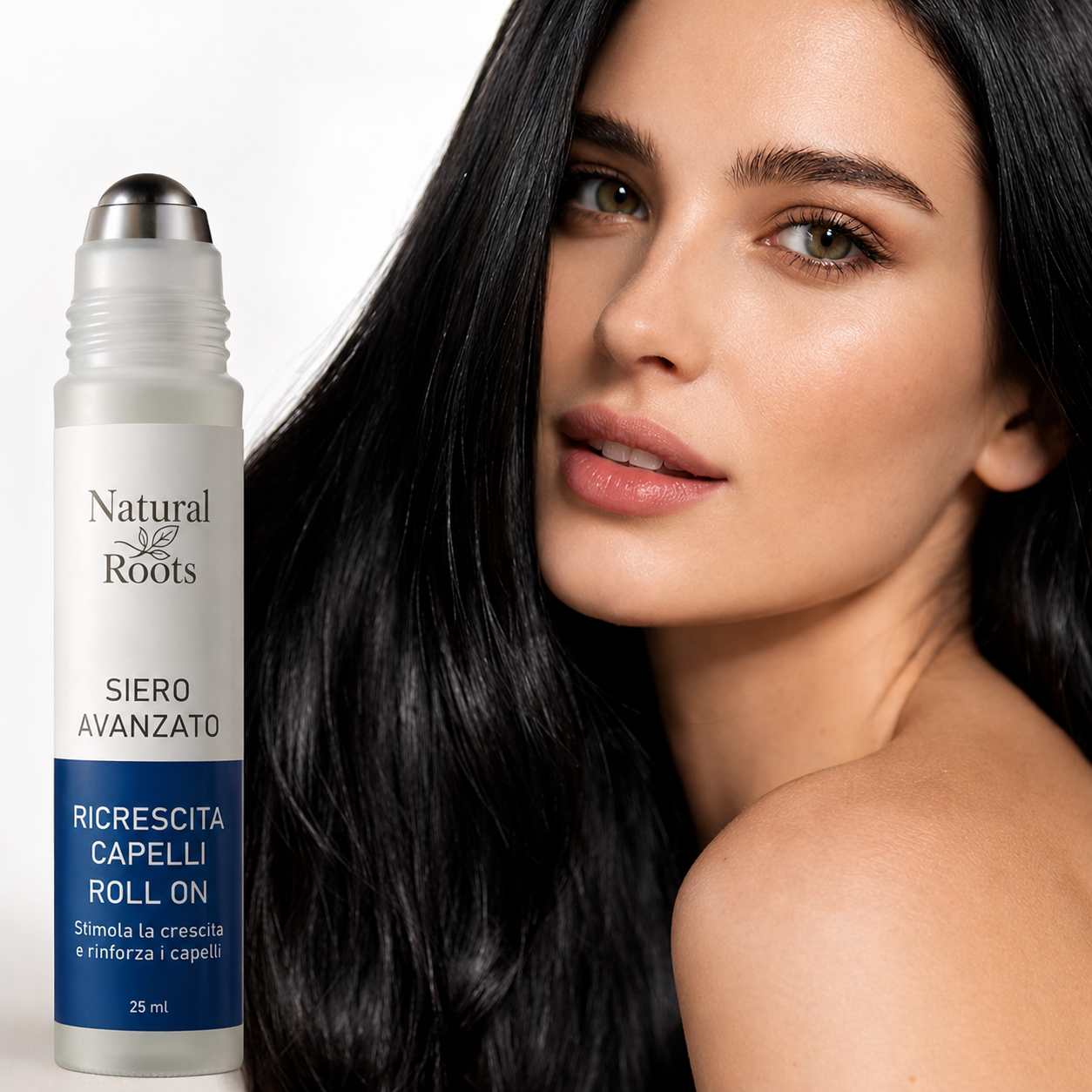 Siero Avanzato per la Ricrescita dei Capelli Roll On (25 ml)