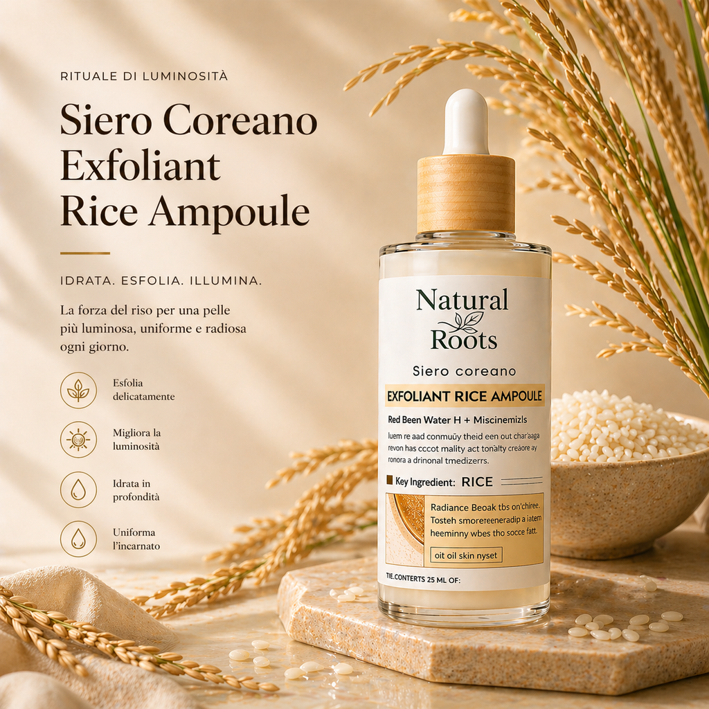 Esfoliante viso al riso - Siero Coreano EXFOLIANT RICE AMPOULE